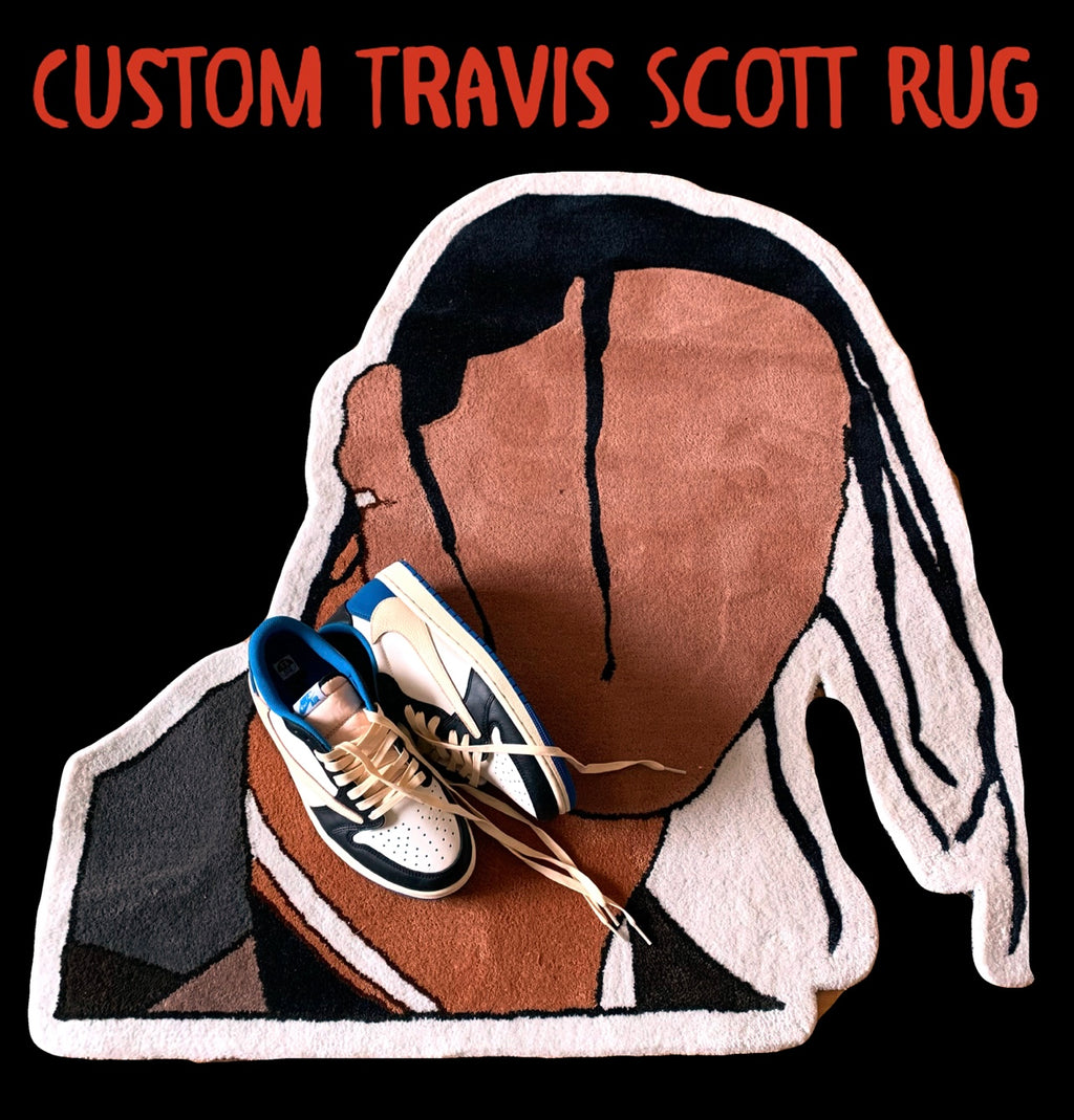 Custom Plush Travis Scott Rug